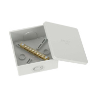 Коробка уравнивания потенциалов 8 зажимов 6 вводов д.20мм 80х80х40мм IP44  NE3108