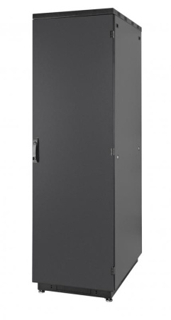 Шкаф Racknet S3000 42U 600х1000 передняя дверь метал. 1-ств. задняя дверь метал. 1-ств. черн.  60F-42-6A-30BL