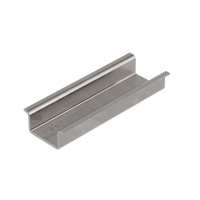 DIN-рейка 35х15мм L2000 OMEGA 3А с насечкой нерж. сталь  02145RSS