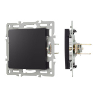 Заглушка для розетки SCT-MGG-PL-BK  044893