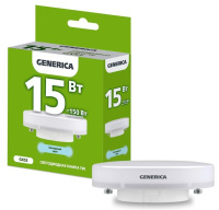 Лампа светодиодная T80 15Вт таблетка 6500К GX53 230В  LL-T80-15-230-65-GX53-G