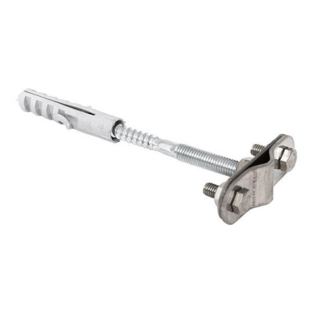 Держатель фасадный L120мм Ni PROxima  lp-d2306-ni