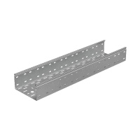 Лоток листовой перфорированный 200х100 L3000 сталь 1мм "Стандарт ПЛЮС" LPEplus100-200-1.0-3000 INOX304 КМ PL5180