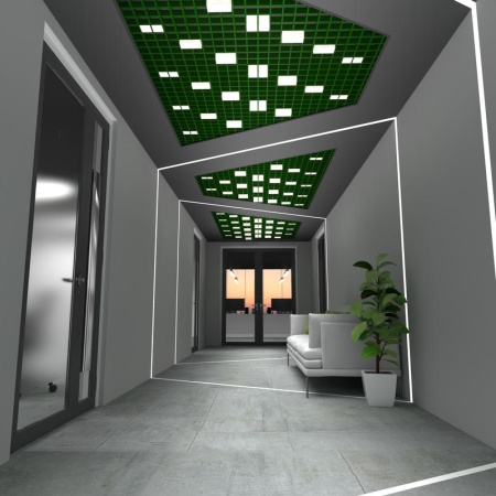 Светильник светодиодный RVE-LBX-LUMO40-PLAZA7510-2-GR квадрат грильято 2шт 65х65х80мм 10Вт встраиваемый 4000К бел.  RVE00003271