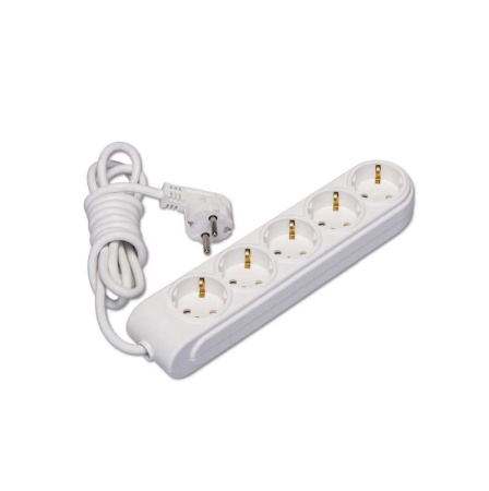 Удлинитель 5х7м с заземл. 16А IP20 защ. шторки  N5210073