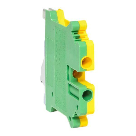 Колодка клеммная винтовая 4 UT земля  scr-ut-4-pe