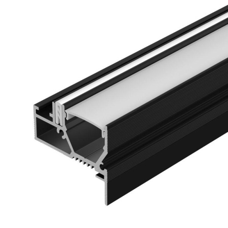 Профиль STRETCH-20-WALL-D-SIDE-2000 BLACK алюм. L2000  042947