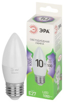 Лампа светодиодная GREEN LINE B35-10W-865-E27 GL E27 10Вт свеча свет холод.  Б0067125