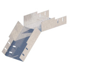 Лоток угловой вертикальный вниз 150х150 сталь 2мм ЛМс-45Н цУТ2.5 СОЭМИ Н0122360753