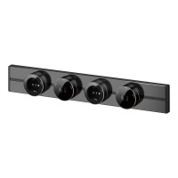 Розетка MultiTrack с 2-мя заряд. устройствами USB тип A+C 18Вт 5В/3А антрацит SE MTK13003B