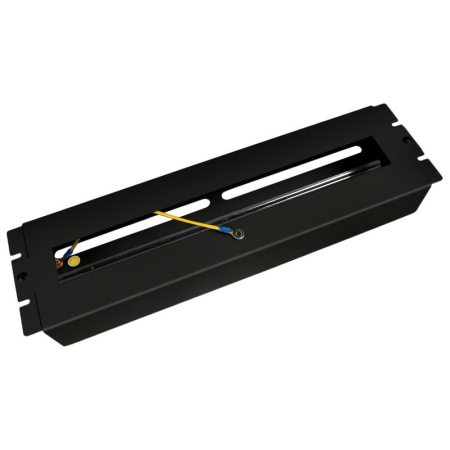 Корпус с DIN-рейкой на 22 места PS-3U-BK 19дюйм 3 юнита RAL 9004 черн.  8645c