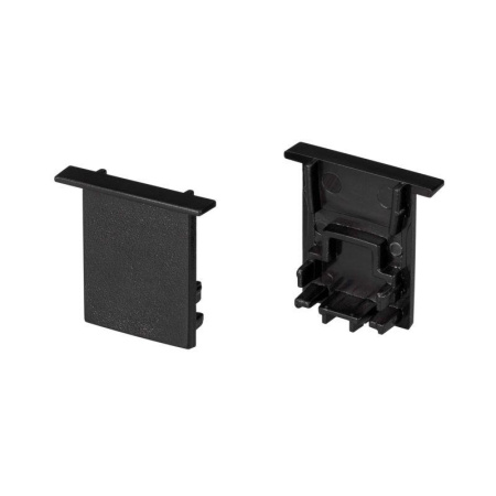 Заглушка SL-COMFORT-1722-F BLACK глухая пластик  031779