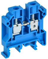 Колодка клеммная CTS ARMAFIX 6кв.мм син.  YCT10-00-K07-006