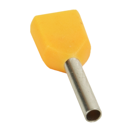 Наконечник штыревой втулочный под два провода НШвИ2 OptiKit T-Shv2-PVC- 1.0-10 (уп.100шт)  278046