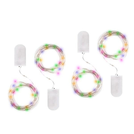 Гирлянда DC-G05-20MS4 20LED RGB 2xCR2032 (в компл.) (уп.4шт)  5048058