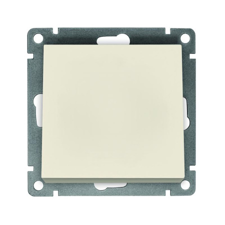 Выключатель 1-кл. СП Афина 10А IP20 механизм сл. кость (ivory)  A0021-I