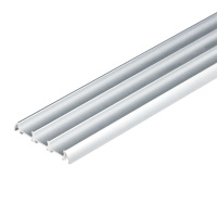 Профиль алюминиевый для LED ленты UFE-A08 SILVER 200 POLYBAG накладной анодир. (дл.2м)  UL-00000602