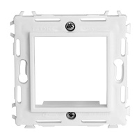 Каркас 1-м 2мод. Brava бел. RAL9016  75020W Каркас 1-м 2мод. Brava бел. RAL9016  75020W