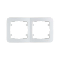 Рамка 2-м Lillium горизонт. бел.  71012
