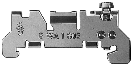 Ограничитель на DIN-рейку для клем. зажимов  8WA1805