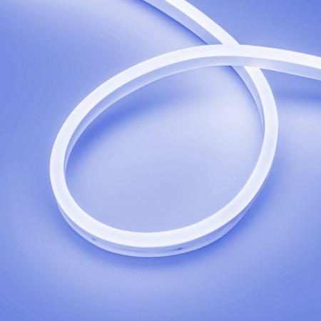 Лента светодиодная герметичная AURORA-PS-A120-16x8mm 24V Blue 10Вт/м IP65 2835 (уп.5м)  036691