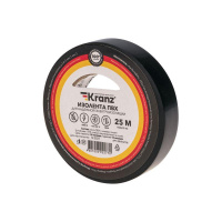 Изолента ПВХ 0.13х15мм 25м черн. (уп.5шт)  KR-09-2106