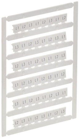 Маркер для CTS 6кв.мм/CP 10кв.мм "L1; L2; L3" ARMAFIX  AF-CT10D-M-006-22