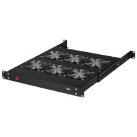 Полка вентиляторная 19дюйм 1U 6 вентиляторов Г520мм без шнура питания черн.  -VP6-BK