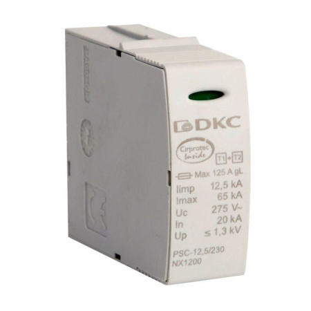 Модуль сменный к УЗИП класс I+II L-N 12.5кА (10/350)  NX1200