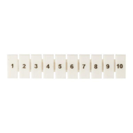 Маркеры для UT/ST/Push-in 4 с нумерацией 1-10 (уп.100шт)  zb-st-4-1-10