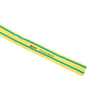 Трубка термоусадочная ТУТ нг 20/10 желт./зел. (уп.100м)  tut-20-yg