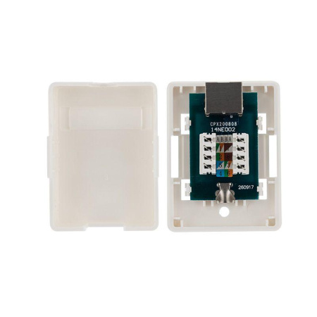 Розетка компьютерная 1-м ОП RJ45 (8P8C) кат.6 FTP экранир.  03-0142