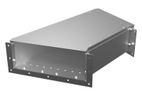 Короб кабельный 2мм ККБ-УГП-0.2/0.5 одноканал. рамка 4мм гор. оцинк.; обшивка оцинк.  KKB.UGP.25.20.HDZ/ZN