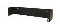 Кронштейн настенный для 19дюйм оборудования высота 2U глубина 110мм фиксированный (RAL 9005) BW19-2U-110F-RAL9005 черн.  459596