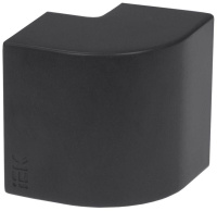 Угол для кабель-канала внешний 40х25 КМН ELECOR черн. (уп.4шт)  EL-KK10D-N-040-025-K02