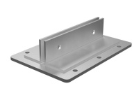 Опора сборная ККБ-ОП 50х50 L=250мм S=5мм гор.оцинк.  KKB.STW.25.50.HDZ