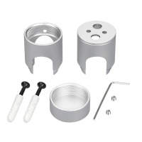 Крепление MOONLIGHT-CYL-D18-DUO-SILVER металл  047389 Крепление MOONLIGHT-CYL-D18-DUO-SILVER металл  047389