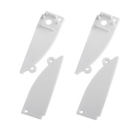 Набор заглушек 9818-3 профиля 9818 2шт глухие 2шт с отверстием  Б0062788 Набор заглушек 9818-3 профиля 9818 2шт глухие 2шт с отверстием  Б0062788