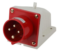Вилка стационарная 514 3Р+РЕ 16А 380В IP44 VS-16-3P-PE-IP44 ЭРА Б0032856