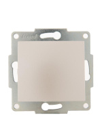 Выключатель 1-кл. 1п СП Karina 10А IP20 механизм жемчуж./бел. перламутр.  707-3088-100