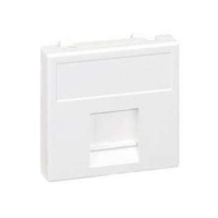 Адаптер на 1 RJ45 коннектор защ. шторки бел. Connect K76-9