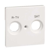 Накладка розетки R-TV+SAT 82 алюм. 82097-33
