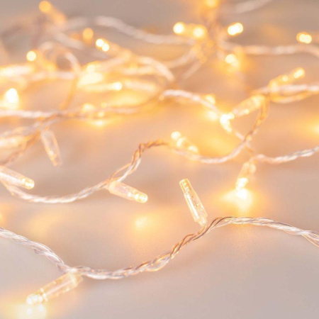 Гирлянда светодиодная ARD-STRING-CLASSIC-1000-CLEAR-100LED-PULSE Yellow230В 7Вт IP65  031642