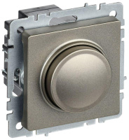 Светорегулятор СП BRITE пов-наж. 600Вт СС10-1-0-БрШ механизм шампань  BR-D20-0600-K37