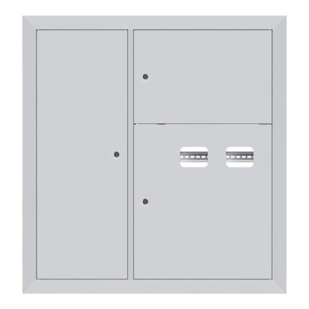 Щит этажный 2кв. слаботочка слева (1000х950х160) Basic  mb28-v-2z