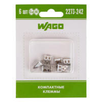 Клемма 2-х проводная для распред. коробки (с контактн. пастой "Alu-Plus") 2273-242 (уп.6шт)  07-5141-06 Клемма 2-х проводная для распред. коробки (с контактн. пастой "Alu-Plus") 2273-242 (уп.6шт)  07-5141-06