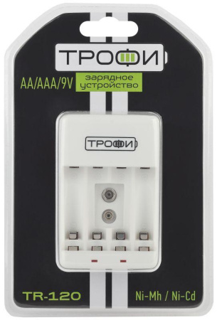 Устройство зарядное TR-120 (4хAA/4хAAA/1х9В"Крона")  C0031279