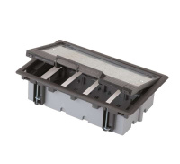 Люк на 6 CIMA-модулей (12 модулей 45х45мм) глубина 90-120мм посадка 210х300мм max 1000кг сер.  Connect SF610-1