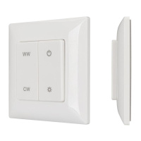 Панель SMART-P48-MIX-P-SUF (3В 1 зона Knob 2.4G) пластик  028302