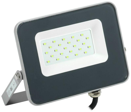 Прожектор светодиодный СДО 07-20G green IP65 сер.  LPDO7G-01-20-K03